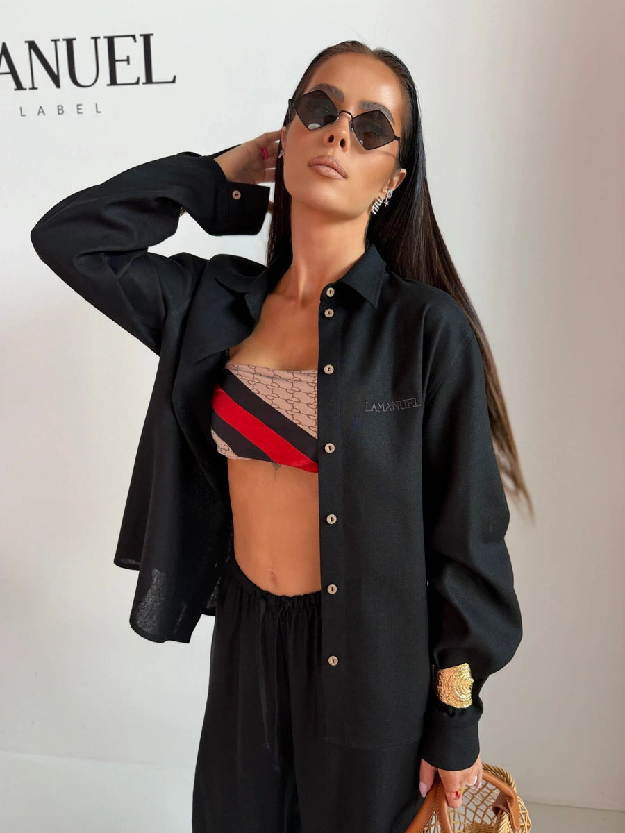 Elenor Oversized Linen Shirt