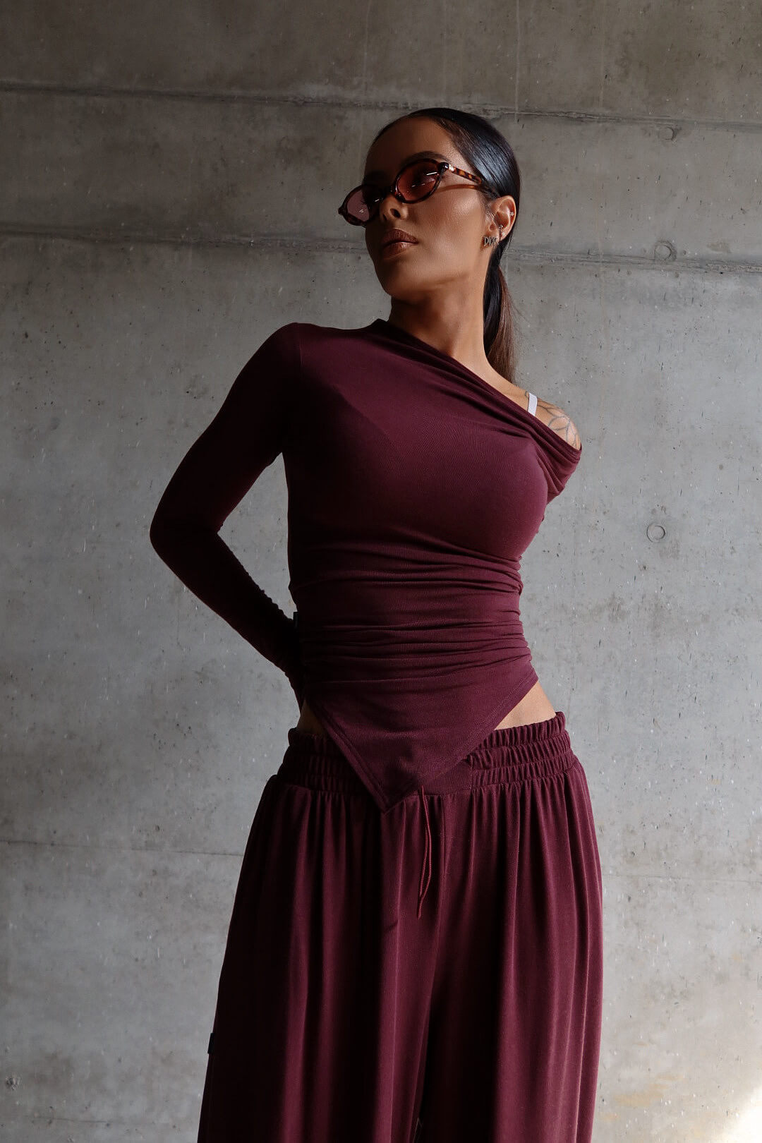 Slouchie Extreme Wide Leg Trousers