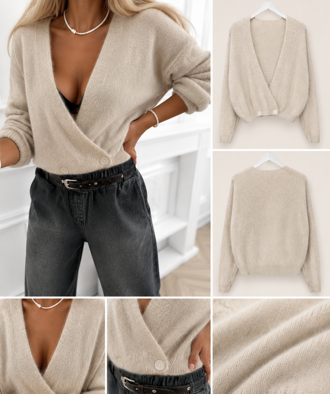 Camille Alpaca Wrap Knit