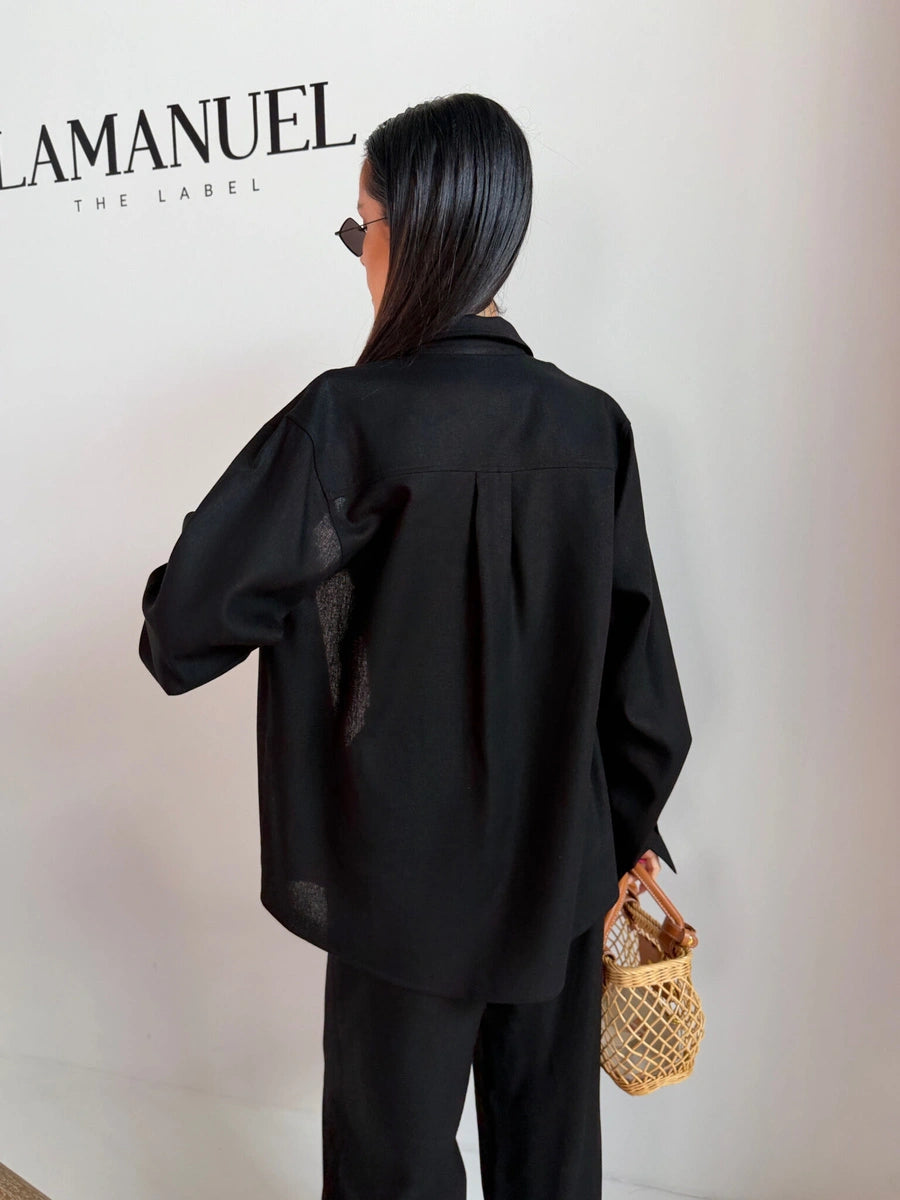 Elenor Oversized Linen Shirt