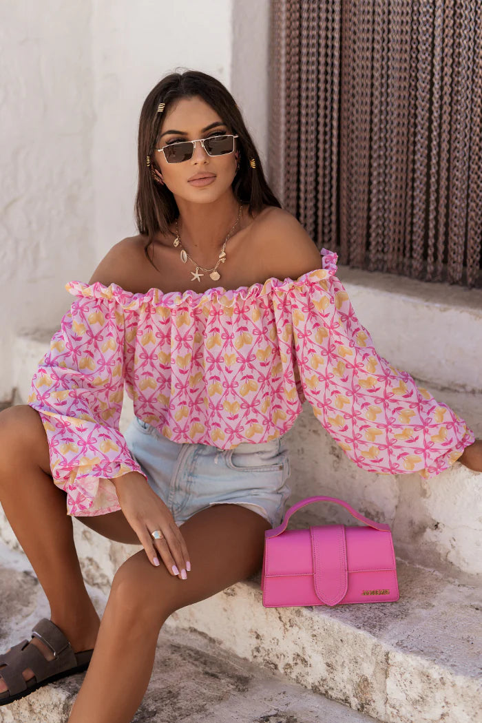 Mia Linen Blouse