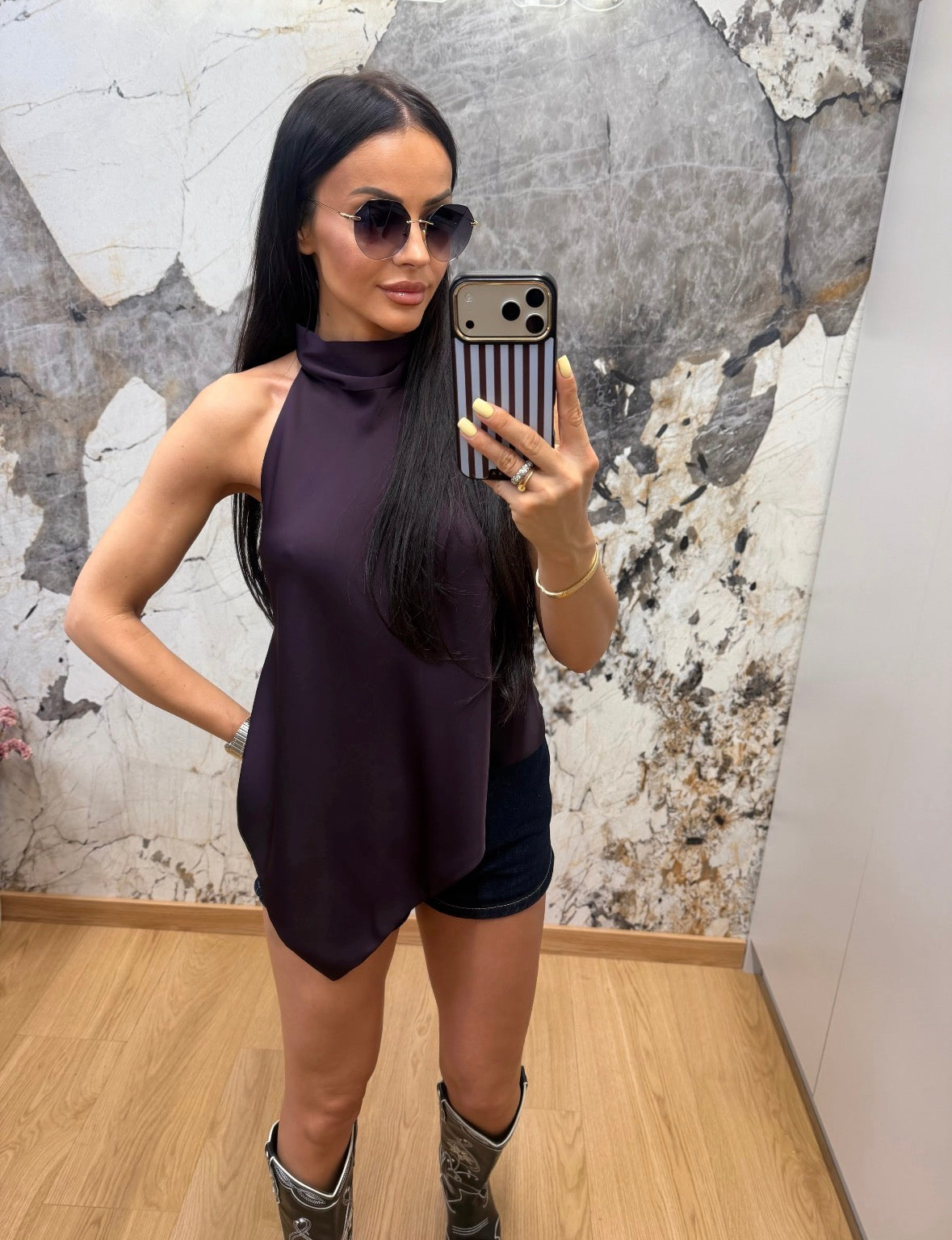 Sasha Open Back Top