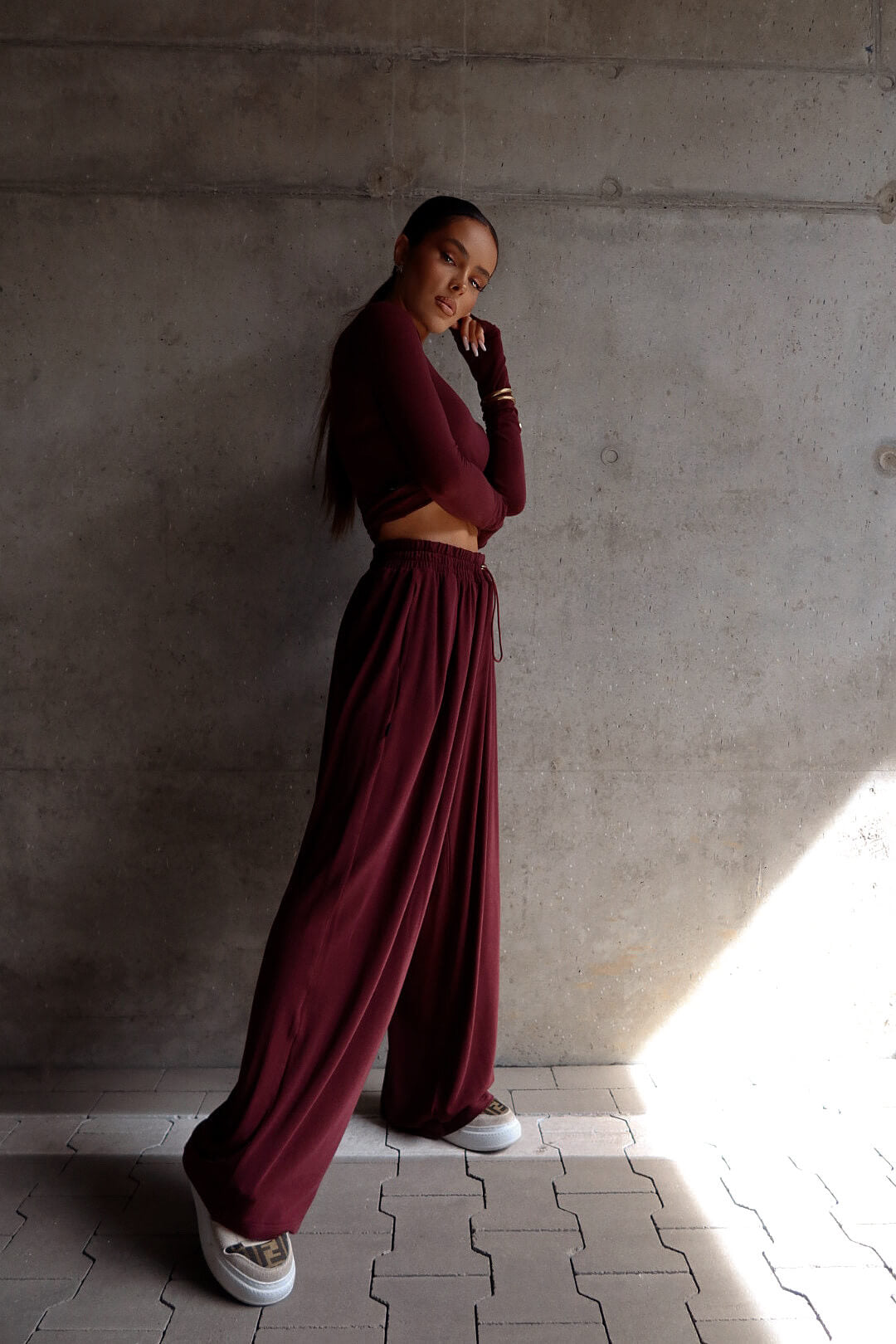 Slouchie Extreme Wide Leg Trousers