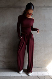 Slouchie Extreme Wide Leg Trousers