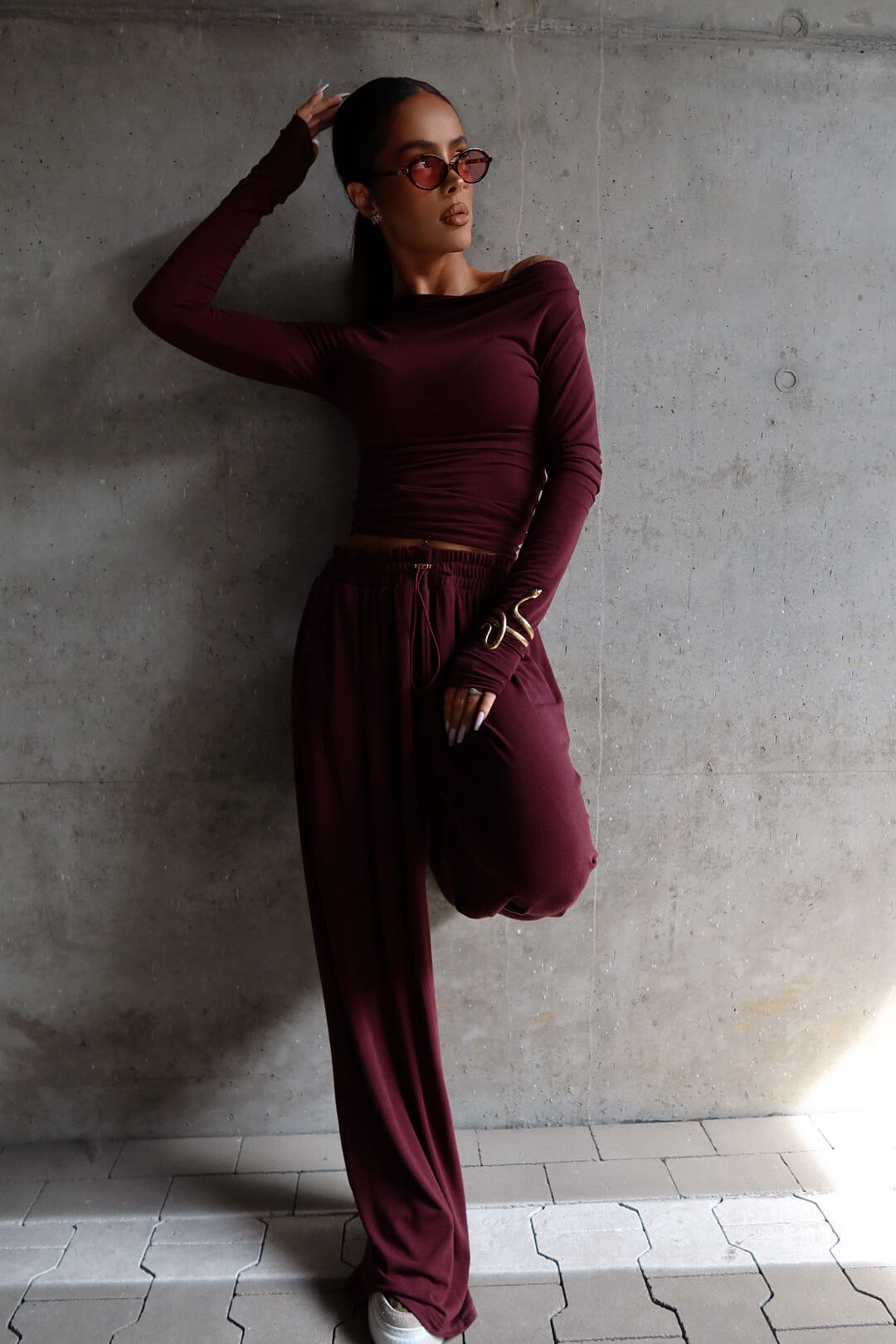 Slouchie Extreme Wide Leg Trousers